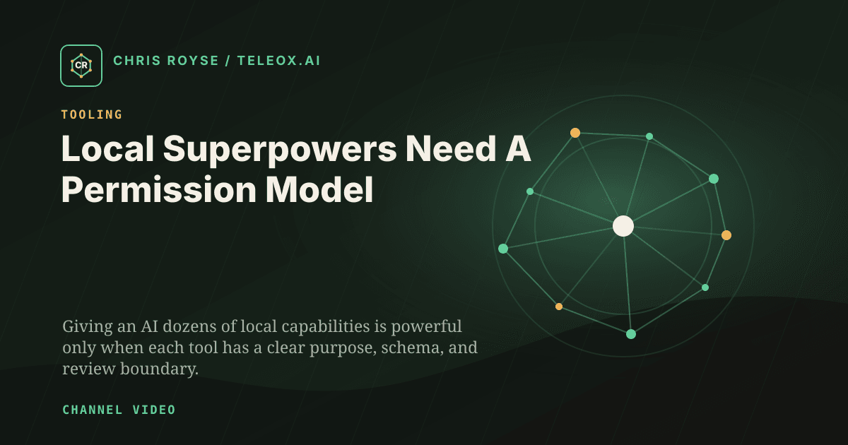 Local Superpowers Need A Permission Model - Teleox.ai field note thumbnail