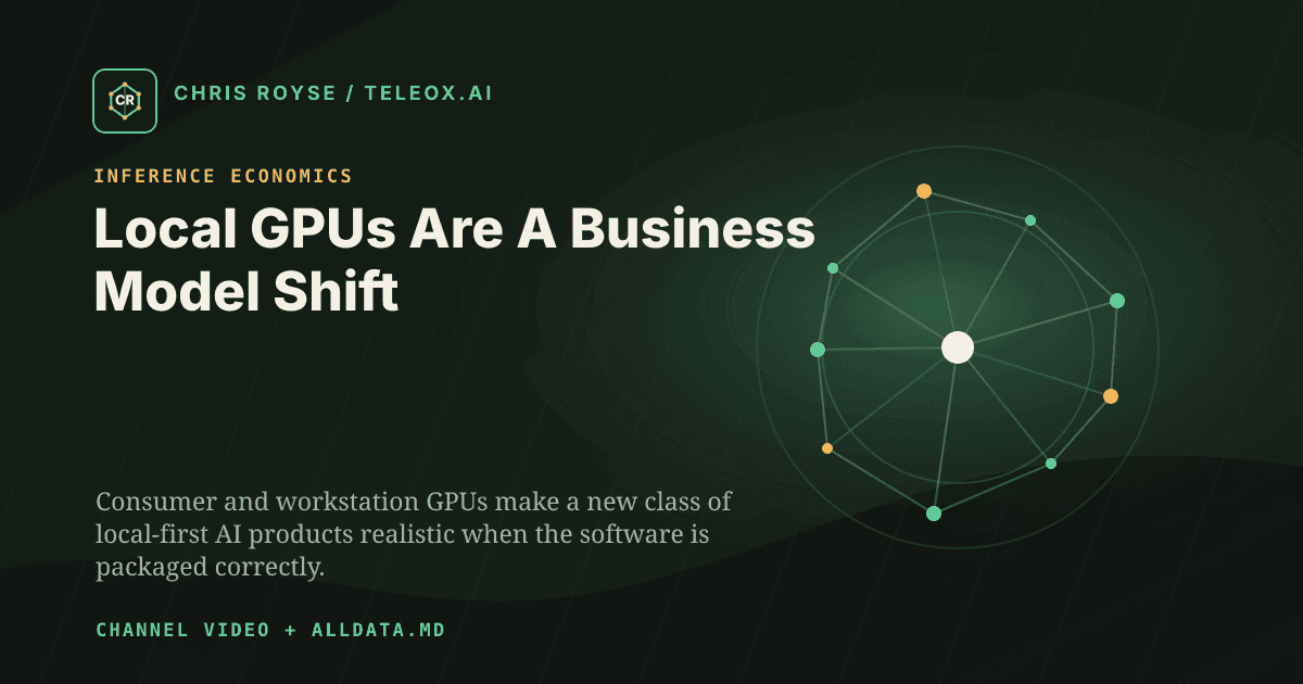 Local GPUs Are A Business Model Shift - Teleox.ai field note thumbnail
