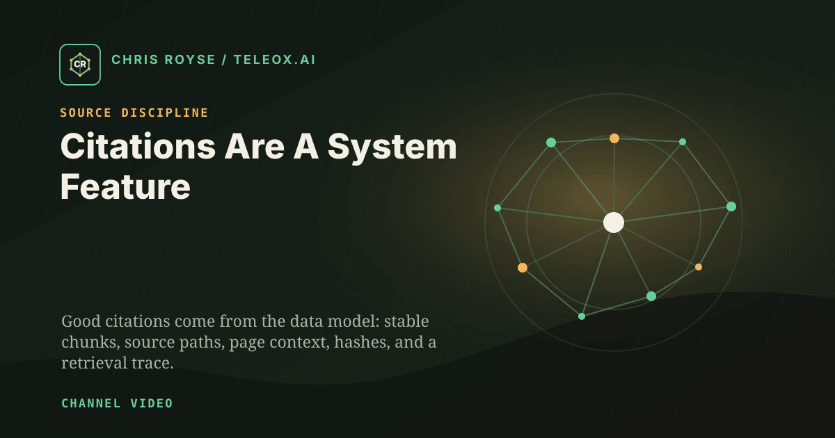 Citations Are A System Feature - Teleox.ai field note thumbnail